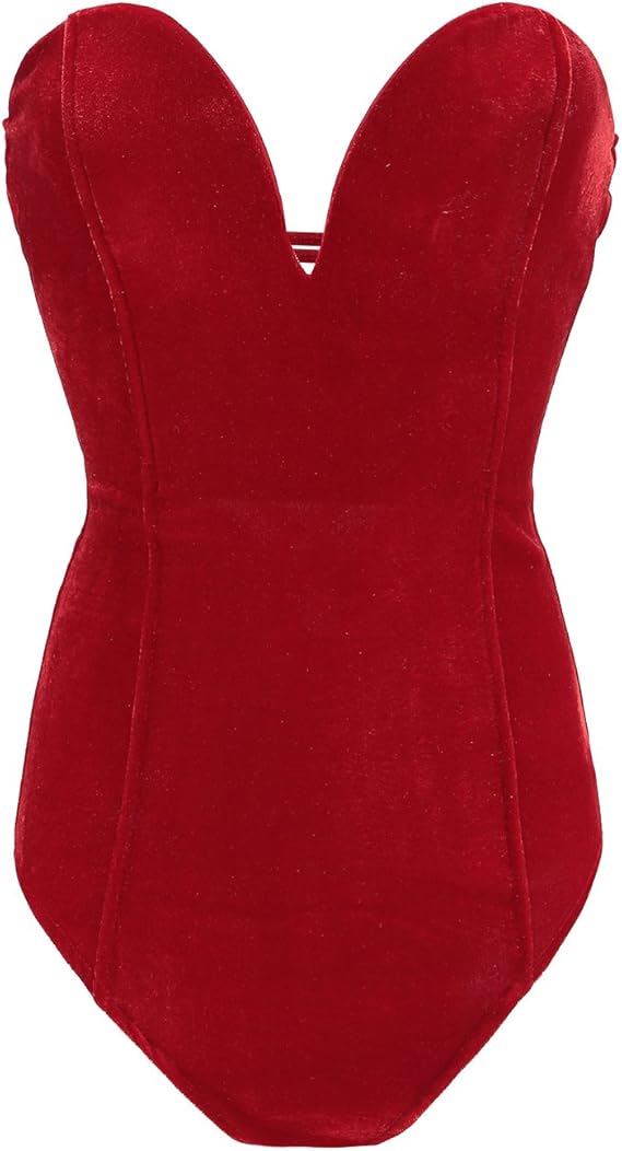 Sweetheart One Piece Red Bodysuit