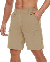 Load image into Gallery viewer, Men&#39;s Orange 5 Pocket Casual Cargo Shorts