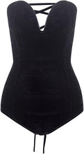 Load image into Gallery viewer, Sweetheart One Piece Navy Bodysuit