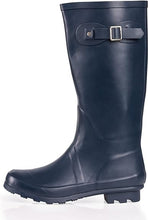 Load image into Gallery viewer, Navy Blue Waterproof Rain Boots Water Shoes