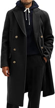 Load image into Gallery viewer, Men&#39;s Business Trench Wool Pea Gray Coat