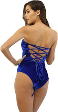 Load image into Gallery viewer, Sweetheart One Piece Navy Bodysuit