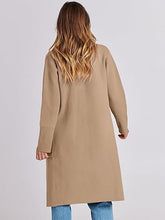 Load image into Gallery viewer, Classic Knit Long Sleeve Light Camel Cardigan