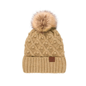 CC Crafted Pom Detail Beanie