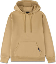 Load image into Gallery viewer, Men&#39;s Casual Khaki Drawstring Fleece Long Sleeve Hoodie