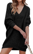 Load image into Gallery viewer, Grey Casual Oversized Pullover Sweaters Dress