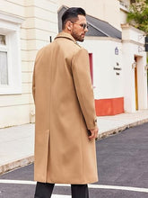 Load image into Gallery viewer, Men&#39;s Casual Winter Long Trench Green Coat