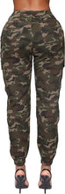 Load image into Gallery viewer, Camouflage High Waist Cargo Pants