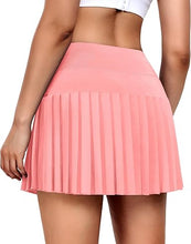 Load image into Gallery viewer, High Waist Sporty Pleated Tennis/Golf Skirt