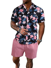 Load image into Gallery viewer, Men&#39;s Tropical Short Sleeve Shirt &amp; Shorts Set