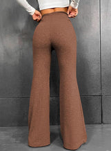 Load image into Gallery viewer, Plus Size Black Knit Flare Pants