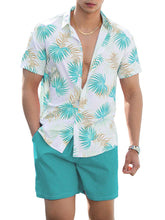 Load image into Gallery viewer, Men&#39;s Tropical Short Sleeve Shirt &amp; Shorts Set