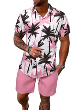 Load image into Gallery viewer, Men&#39;s Tropical Short Sleeve Shirt &amp; Shorts Set