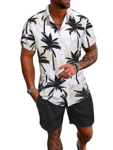 Load image into Gallery viewer, Men&#39;s Tropical Short Sleeve Shirt &amp; Shorts Set