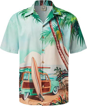 Load image into Gallery viewer, Men&#39;s Island Green Short Sleeve Shirt