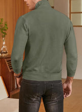 Load image into Gallery viewer, Men&#39;s Soft Knit Beige Stylish Turtleneck Sweater