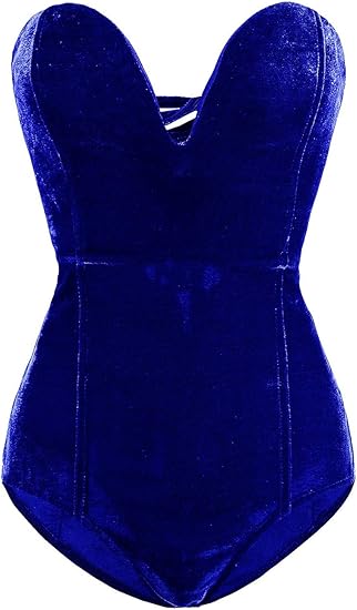 Sweetheart One Piece Royal Blue Bodysuit