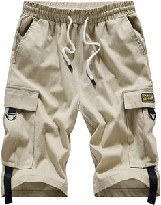 Men's Causal Cargo Pocket Khaki3 Shorts