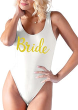 Load image into Gallery viewer, Bachelorette White One Piece Swimsuit