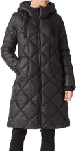 Load image into Gallery viewer, Windproof Champagne Thick Diamond Quilted Long Sleeve Hooded Winter Coat