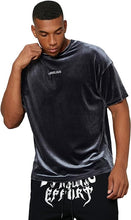 Load image into Gallery viewer, Men&#39;s Grey Velour Short Sleeve Marvelous Shirt