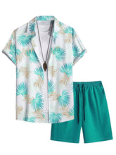 Load image into Gallery viewer, Men&#39;s Tropical Short Sleeve Shirt &amp; Shorts Set