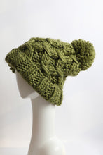 Load image into Gallery viewer, Oversized Chunky Knit Pom Beanie