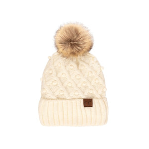 CC Crafted Pom Detail Beanie