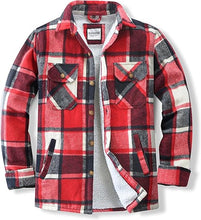 Load image into Gallery viewer, Men&#39;s Plaid Flannel Green Long Sleeve Shacket