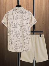 Load image into Gallery viewer, Men&#39;s Tropical Short Sleeve Shirt &amp; Shorts Set