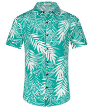 Load image into Gallery viewer, Casual Men&#39;s Blue Vacation Style Shirt &amp; Shorts Set