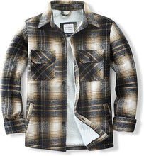 Load image into Gallery viewer, Men&#39;s Plaid Flannel Green Long Sleeve Shacket