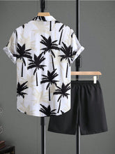 Load image into Gallery viewer, Men&#39;s Tropical Short Sleeve Shirt &amp; Shorts Set