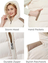Load image into Gallery viewer, Soft Fleece Cream Winter Puffer Sleeveless Vest