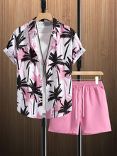 Load image into Gallery viewer, Men&#39;s Tropical Short Sleeve Shirt &amp; Shorts Set