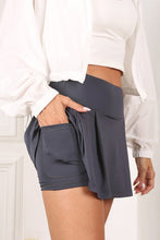 Load image into Gallery viewer, Babe White High Waist Tennis Skirt