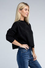 Load image into Gallery viewer, Trendy &amp; Relaxed White Knit Long Sleeve Top