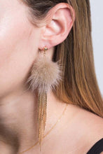 Load image into Gallery viewer, Powder Puff Drop Earrings