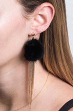 Load image into Gallery viewer, Powder Puff Drop Earrings