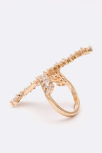 Load image into Gallery viewer, Adjustable Iconic CZ Cocktail Ring