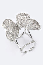 Load image into Gallery viewer, CZ Kinetic Butterfly Ring