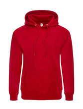 Load image into Gallery viewer, Men&#39;s Red Fleece Long Sleeve Pullover Hoodie