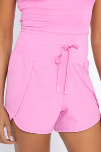 Workout Pink Cross Back Active Romper