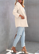 Load image into Gallery viewer, Fuschia Pink Modern Style Long Sleeve Blazer