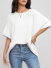 Load image into Gallery viewer, Soft Casual White Short Sleeve Top