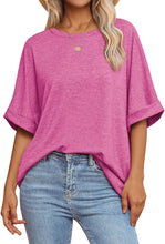 Load image into Gallery viewer, Soft Casual Pink Short Sleeve Top