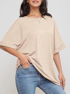 Soft Casual White Short Sleeve Top