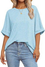 Load image into Gallery viewer, Soft Casual Sage Green Short Sleeve Top