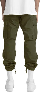 Army Green Men's Cargo Pocket Casual Pants