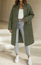 Load image into Gallery viewer, Oversized Green Puffer Style Women&#39;s Coat